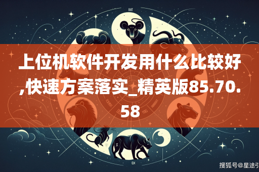 上位机软件开发用什么比较好,快速方案落实_精英版85.70.58