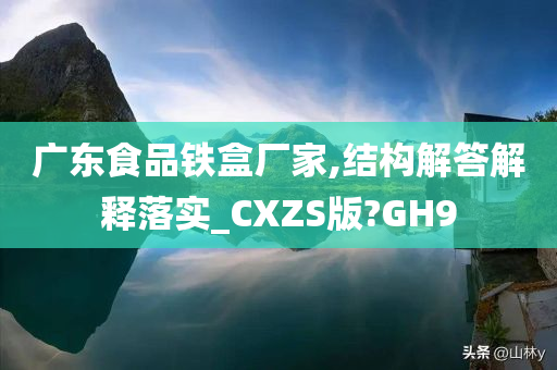 广东食品铁盒厂家,结构解答解释落实_CXZS版?GH9