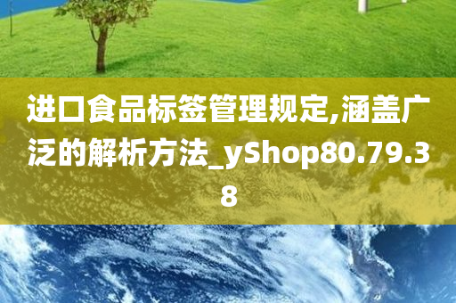 进口食品标签管理规定,涵盖广泛的解析方法_yShop80.79.38